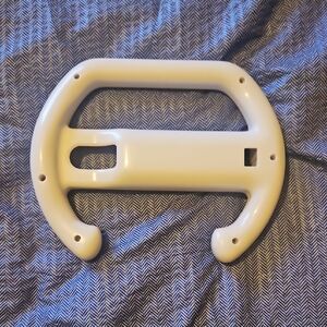 White Steering Wheel Controller for Video Games